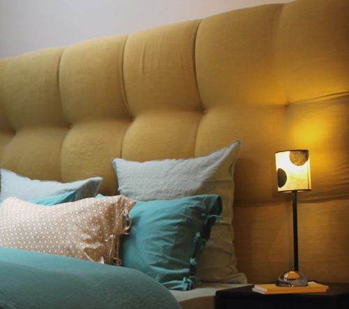 Tête de lit pour lit double - PLUSH - CARAVANE - contemporaine / en tissu