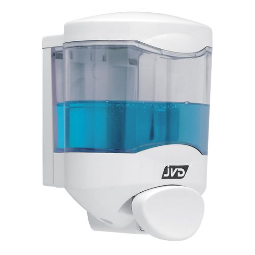 Distributeur de savon professionnel - CRYSTAL - JVD - mural / en plastique / manuel