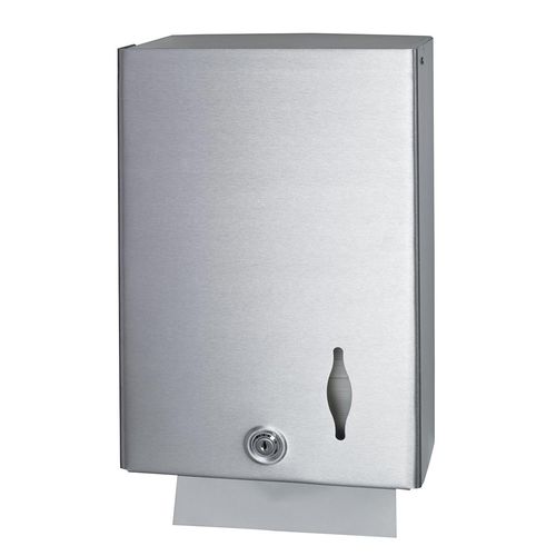 Distributeur d'essuie-mains mural - JVD - en inox