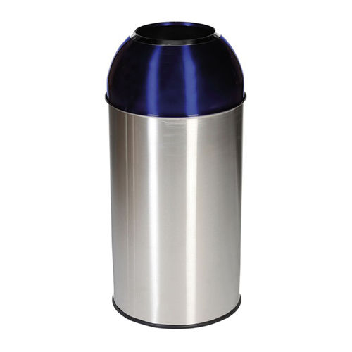 Poubelle en inox - OPEN DOME  - JVD - simple / contemporaine / publique