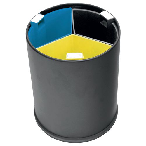 Poubelle en métal - ROUND BASKET - JVD - de tri sélectif / pour hôtel / pour bureau