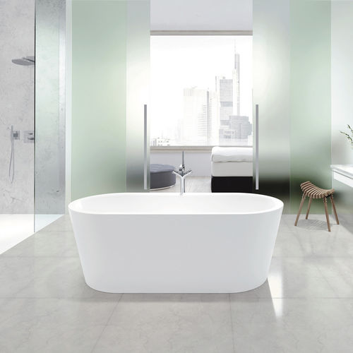 Baignoire ovale - CLASSIC DUO - Kaldewei - en îlot / pour habitat / en acier