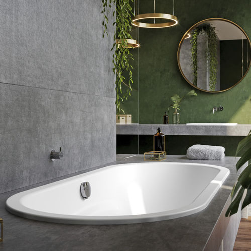 Baignoire ovale - VAIO DUO - Kaldewei - intégrée / pour habitat / en métal émaillé