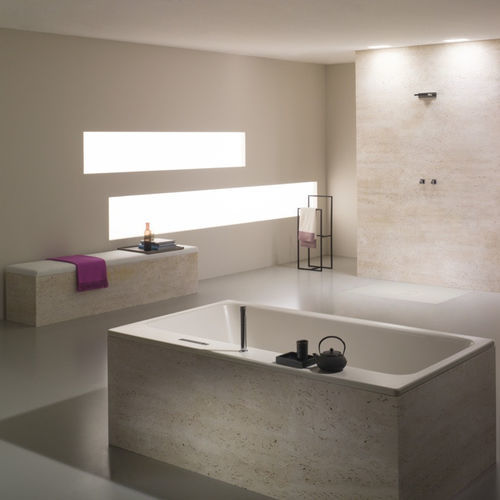 Baignoire pour habitat - ASYMMETRIC DUO - Kaldewei - en métal émaillé / en acier / contemporaine