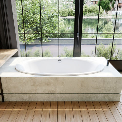 Baignoire ovale - ELLIPSO - Kaldewei - pour habitat / en métal émaillé / en acier