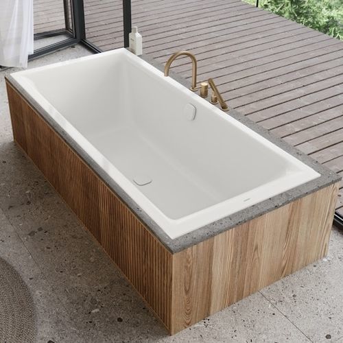 Baignoire intégrée - PURO NEXT - Kaldewei - pour habitat / en chrome / contemporaine