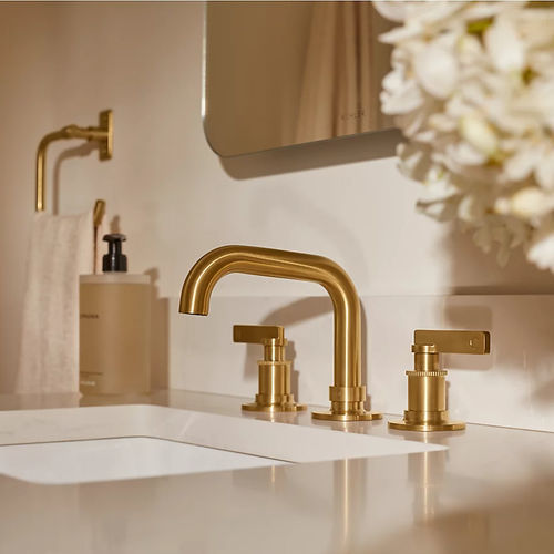Mitigeur de vasque - CASTIA™ - Kohler - à poser / en métal / 3 trous