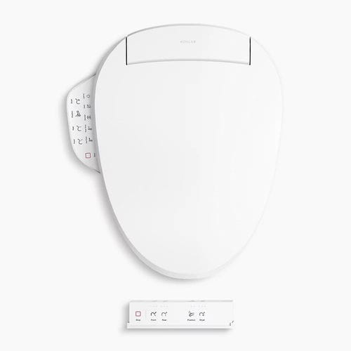 Lunette de toilettes électronique - PUREWASH® E725 - Kohler - en plastique / blanche / beige