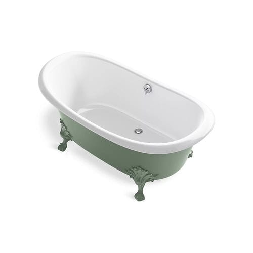 Baignoire ovale - ARTIFACTS™ - Kohler - autoportante / pour habitat / en fonte minérale