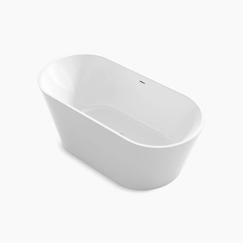 Baignoire ovale - EVOK™ - Kohler - autoportante / pour habitat / en acrylique