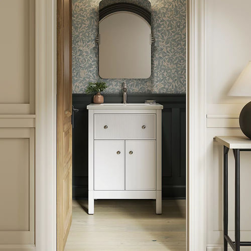 Meuble vasque à poser - MALIN™  - Kohler - en bois / en quartz / contemporain