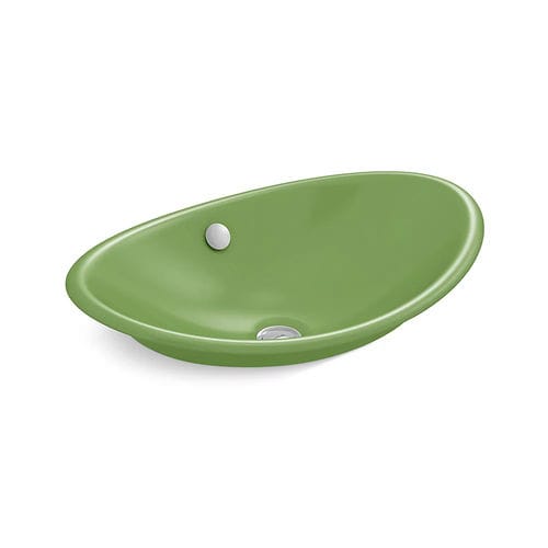 Vasque à encastrer - IRON PLAINS® - Kohler - sur mesure / ovale / sans trou