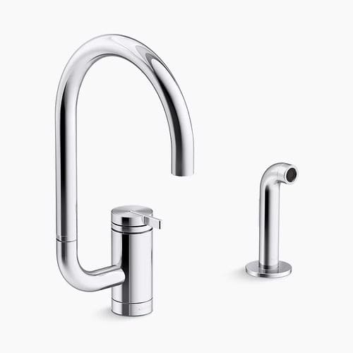 Mitigeur à poser - COMPONENTS® - Kohler - en métal / de cuisine / 2 trous