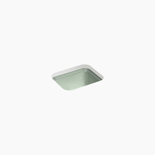 Évier 1 bac - NORTHLAND™ - Kohler - sans égouttoir / en fonte / sous plan