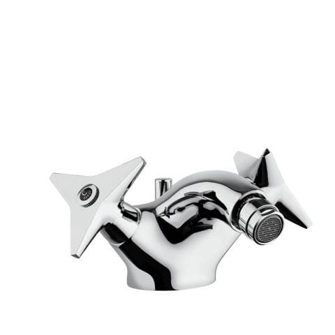 Mélangeur pour bidet - 5514 - MAMOLI - à poser / en métal chromé / en céramique