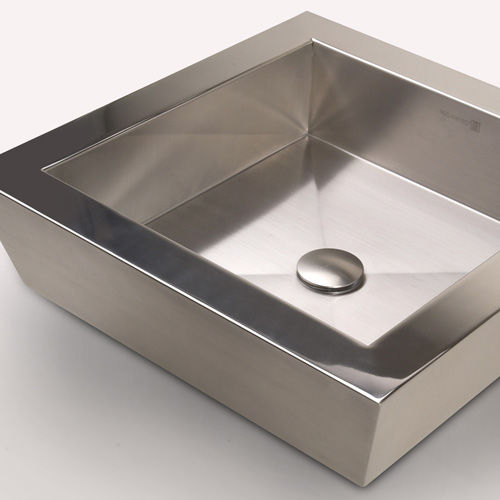 Vasque à poser - VIZZA VESSEL : 8934 - Neo-Metro - en inox / carrée / contemporaine