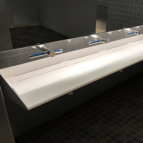 Vasque suspendue - WEDGE™ : 9160 - Neo-Metro - en inox / en Solid Surface / multiple
