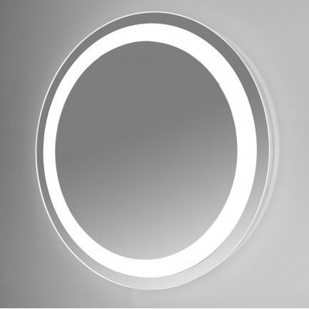 Miroir de salle de bain mural - SOL800L - ottofond - contemporain / rond / lumineux (LED)