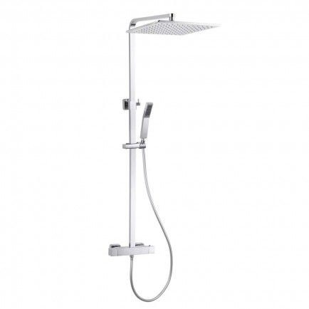 Set de douche mural - T800 - ottofond - contemporain / avec douche à main / thermostatique
