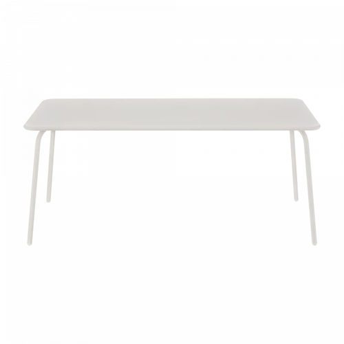 Table à manger contemporaine - YUA - Blomus - en acier à revêtement par poudre / en acier galvanisé / avec piètement en acier galvanisé