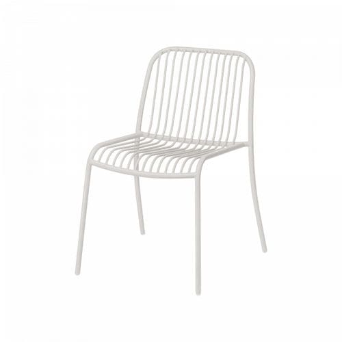 Chaise contemporaine - YUA WIRE - Blomus - d'extérieur / en acier à revêtement par poudre / avec piètement en acier galvanisé