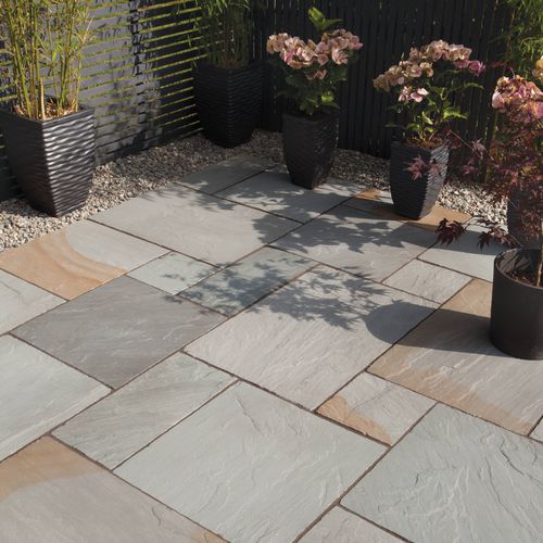 Dallage en grès - BLENDED NATURAL - BRADSTONE - d'extérieur / de terrasse