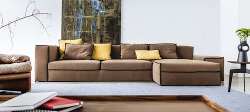 Canapé modulable - 235 XSMALL - Vibieffe - contemporain / en tissu / en cuir
