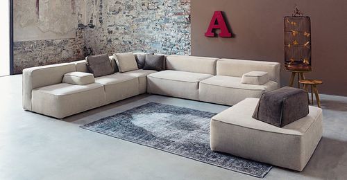Canapé modulable - 275 GLAM - Vibieffe - contemporain / en tissu / en cuir