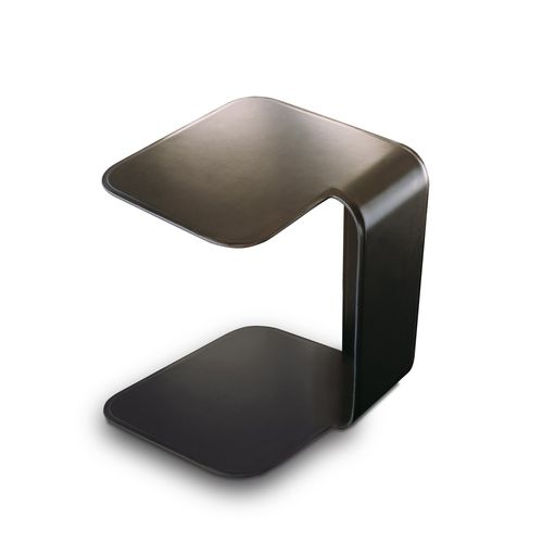 Table d'appoint contemporaine - 9500 - 028 - Vibieffe - en cuir / rectangulaire / résidentielle