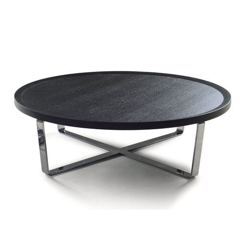 Table basse contemporaine - 9500 - 049, 050, 053, 054 - Vibieffe - en chêne / en noyer / en métal