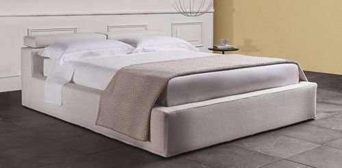Lit double - 5300 OPEN - Vibieffe - contemporain / tapissé / avec tête de lit