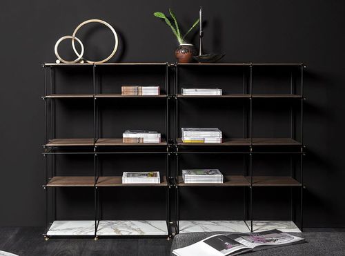 Bibliothèque modulable - 9900 E_SPIRIT BOOK - Vibieffe - murale / contemporaine / en bois