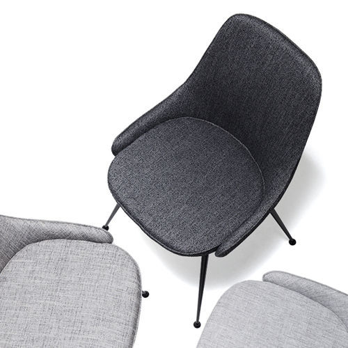Chaise de salle à manger contemporaine - 1500_SWING - Vibieffe - d'intérieur / en acier / en cuir