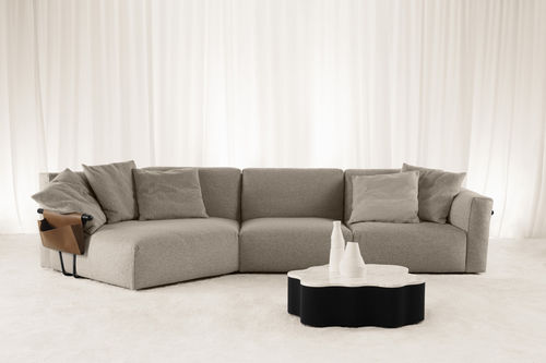Canapé modulable - 65_EVA - Vibieffe - contemporain / en tissu / en cuir