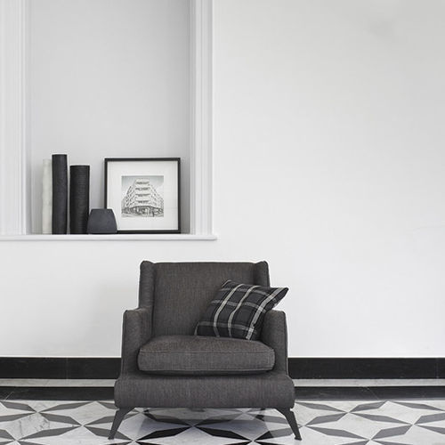 Fauteuil contemporain - 680 CLASS - Vibieffe - en tissu / en cuir / en mousse de polyuréthane