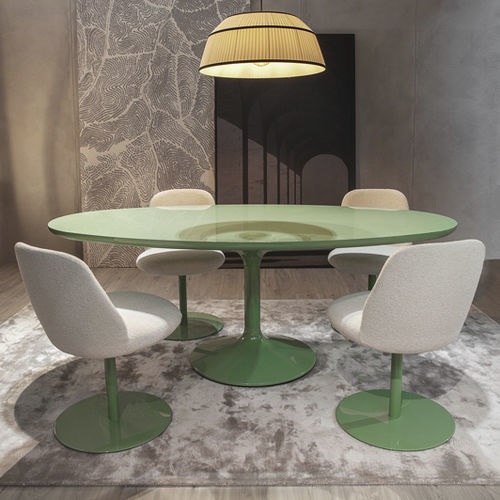 Chaise de salle à manger contemporaine - 4150_TWIST - Vibieffe - d'intérieur / en acier / en mousse de polyuréthane