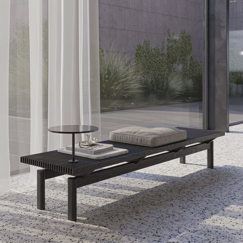 Banc contemporain - 150_FEEL - Vibieffe - en noyer / en chêne / en marbre