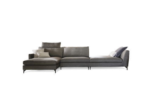 Canapé modulable - 525 NORDIC - Vibieffe - contemporain / en tissu / en cuir