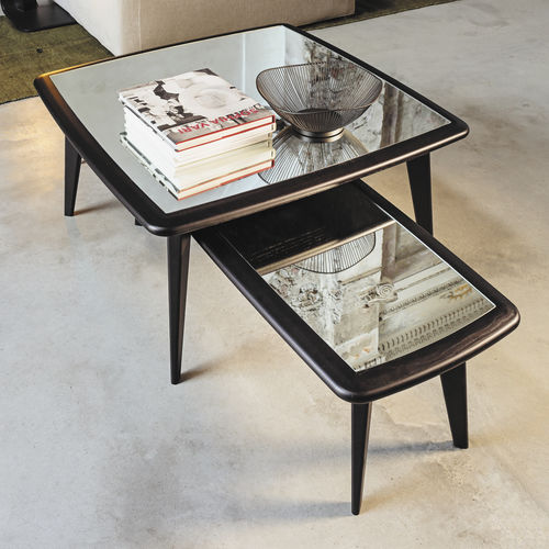 Table basse contemporaine - 9500 - 080, 082, 084, 086, 088 - Vibieffe - en bois / en verre / en marbre
