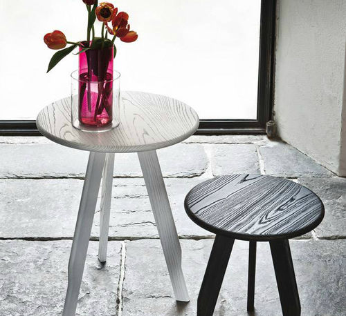 Table d'appoint contemporaine - 9000 MIKADO - Vibieffe - en bois / ronde / résidentielle