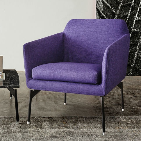 Fauteuil contemporain - 770 LEVEL - Vibieffe - en cuir / en tissu / avec revêtement amovible