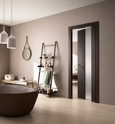 Porte d'intérieur - EQUA VETRO - FerreroLegno - en bois / en verre / battante