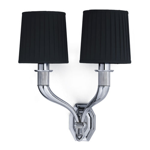 Applique murale contemporaine - MANHATTAN : 1M0974 C ,  1M0973 C - MLE HOTEL LIGHTING - en laiton / en métal peint / en tissu