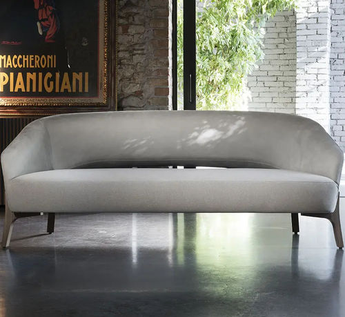 Canapé contemporain - LIBRA - TONON - en tissu / avec accoudoirs / beige