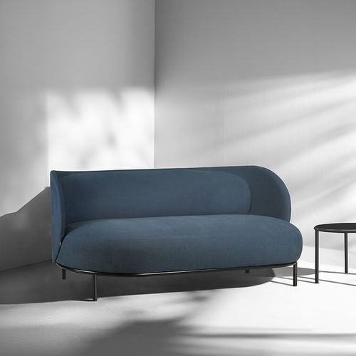 Canapé contemporain - METIZ - TONON - en tissu / avec accoudoirs / rouge