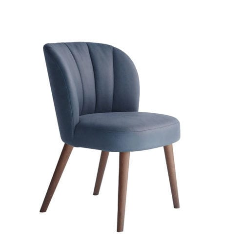 Chaise contemporaine - MELLOW - TONON - d'intérieur / en cuir / en tissu