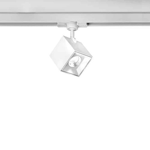 Éclairage sur rail à LED - DAU - MILAN ILUMINACION - carré / en fonte d'aluminium / en aluminium extrudé