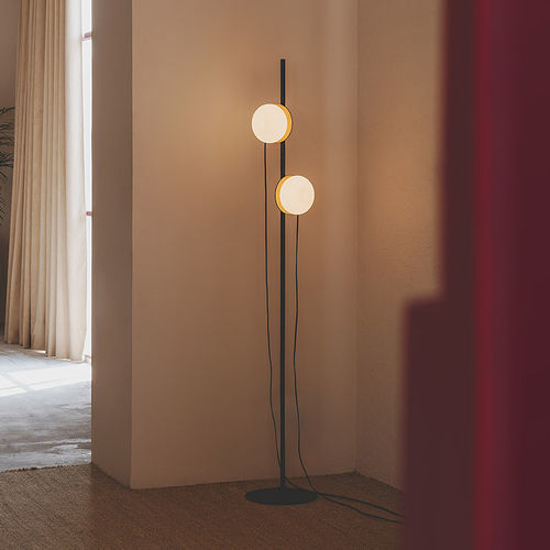 Lampe sur pied - KNOCK - MILAN ILUMINACION - en verre soufflé / contemporaine / d'intérieur