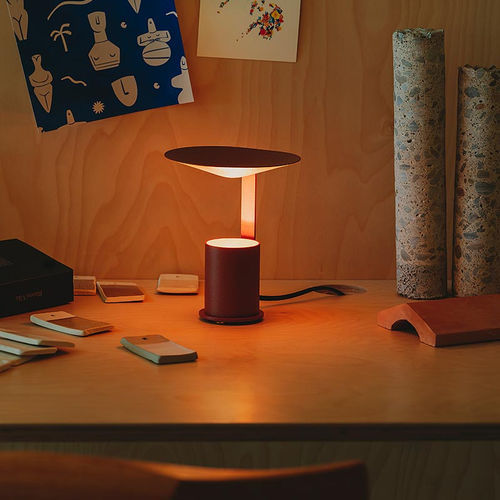 Lampe de table - MOKKA - MILAN ILUMINACION - de bureau / en acier laqué / en aluminium laqué