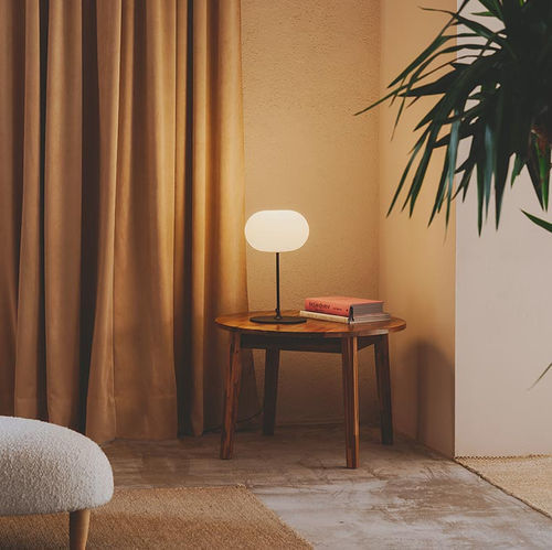 Lampe de table - SPAN - MILAN ILUMINACION - en acier laqué / en verre soufflé / contemporaine